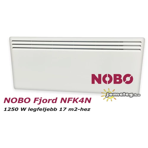 NOBO Fjord NFK4N 12 (1200 W) elektromos fali fűtőpanel (új modell)