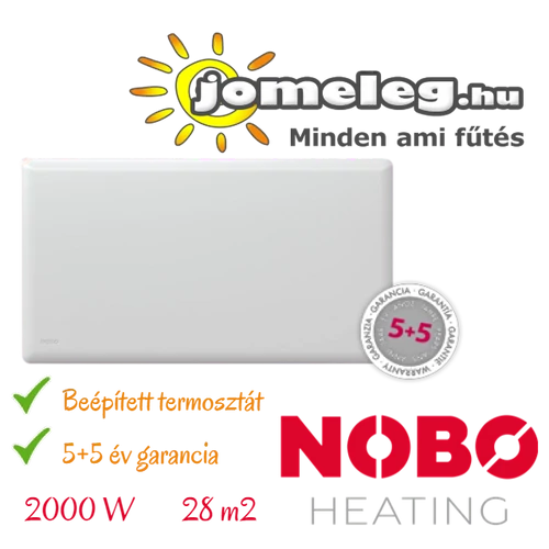 NOBO Tromso 2000 W - NOBO fűtőpanel - elektromos radiátor