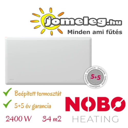 NOBO Tromso 2400 W - NOBO fűtőpanel - elektromos radiátor