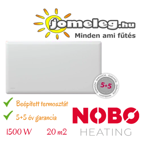 NOBO Tromso 1500 W - NOBO fűtőpanel - elektromos radiátor