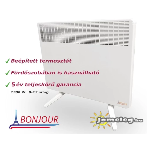 BONJOUR ErP 1500 W elektromos fűtőpanel (új modell)