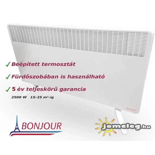 BONJOUR ErP 2500 W elektromos fűtőpanel (új modell)