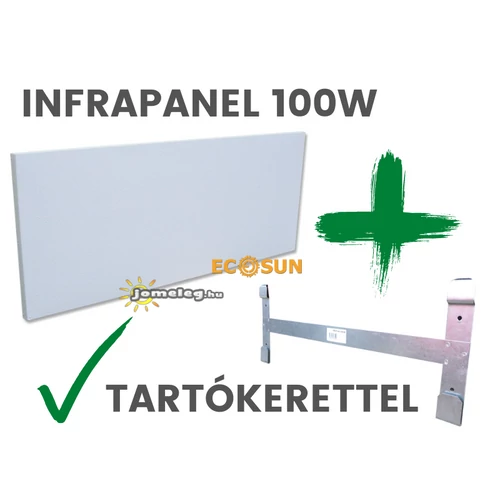 ECOSUN K+ infrapanel 100 W + mennyezeti tartókeret